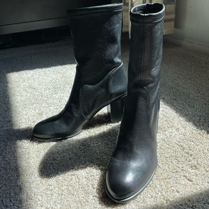 Stuart Weitzman Leather Tieland Booties - NEW WITH BOX